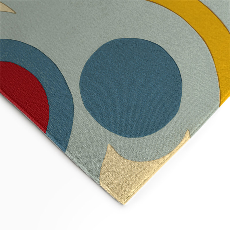 Snazzy Streak Indoor And Outdoor Area Rug, Rectangle 3' x 5'