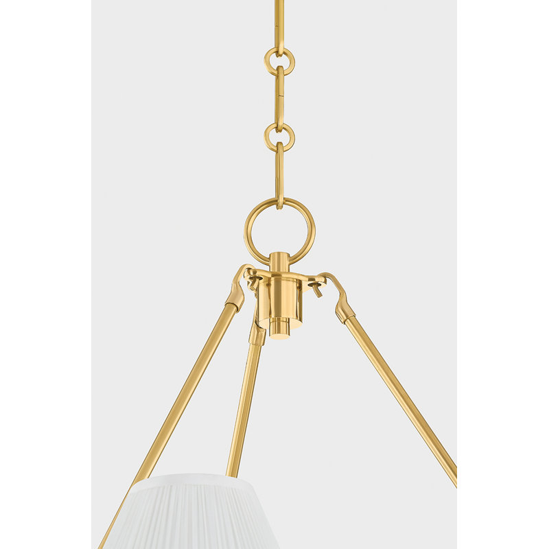 Howard Chandelier by Mark D. Sikes, Antique Brass