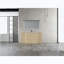 Meuble-lavabo autoportant de 60 pouces avec lavabo en céramique blanche et 2 petites armoires de rangement-1229994089-1229994095