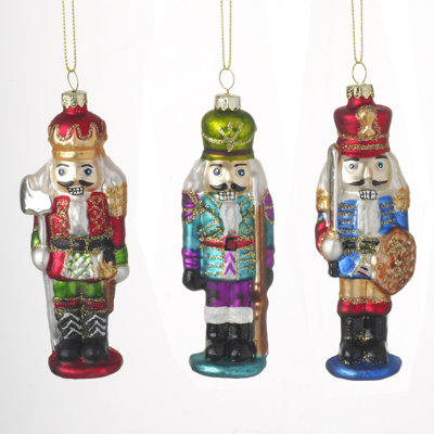 11.5cm Glass Hanging Figurine Ornament