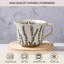 Tasse à café en céramique, tasse à thé unique avec poignée, tasse en grès pour thé, café, café, café, café, café