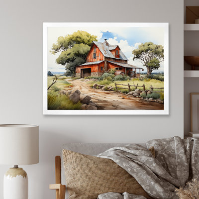 Paysage de ferme II - impression