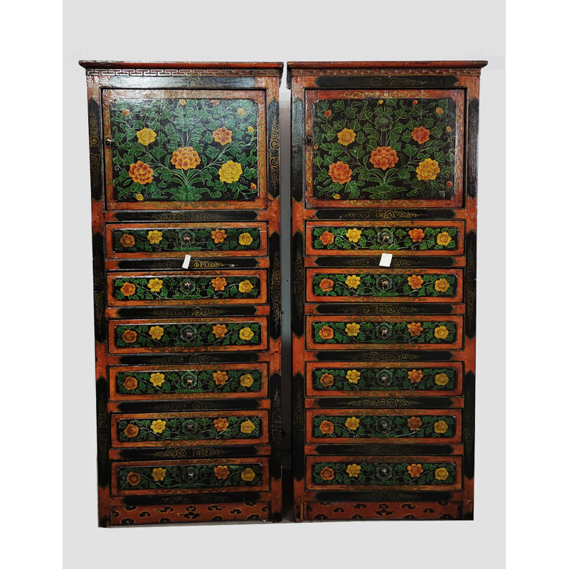 Solid Wood Accent Cabinet