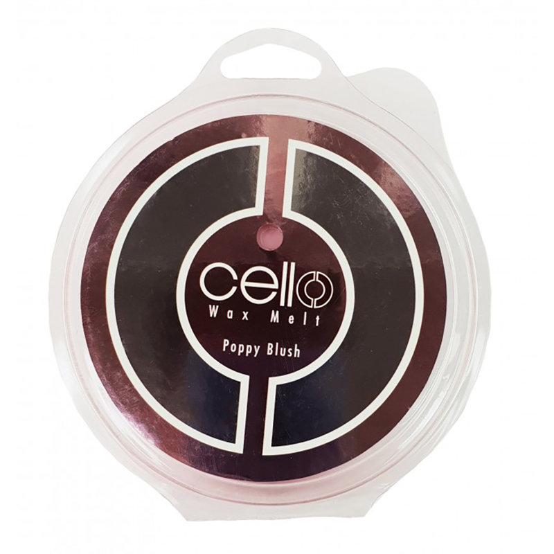Cello Poppy Blush Scented Wax Melt