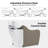 Shampoo Barber Backwash Chair Extended, Ceramic Shampoo Bowl Sink Chair-1339522127