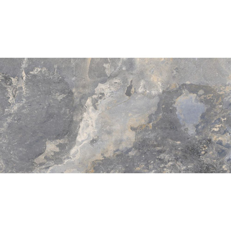 Wells Stone 12" x 24" Porcelain Stone Look Wall & Floor Tile, Blue