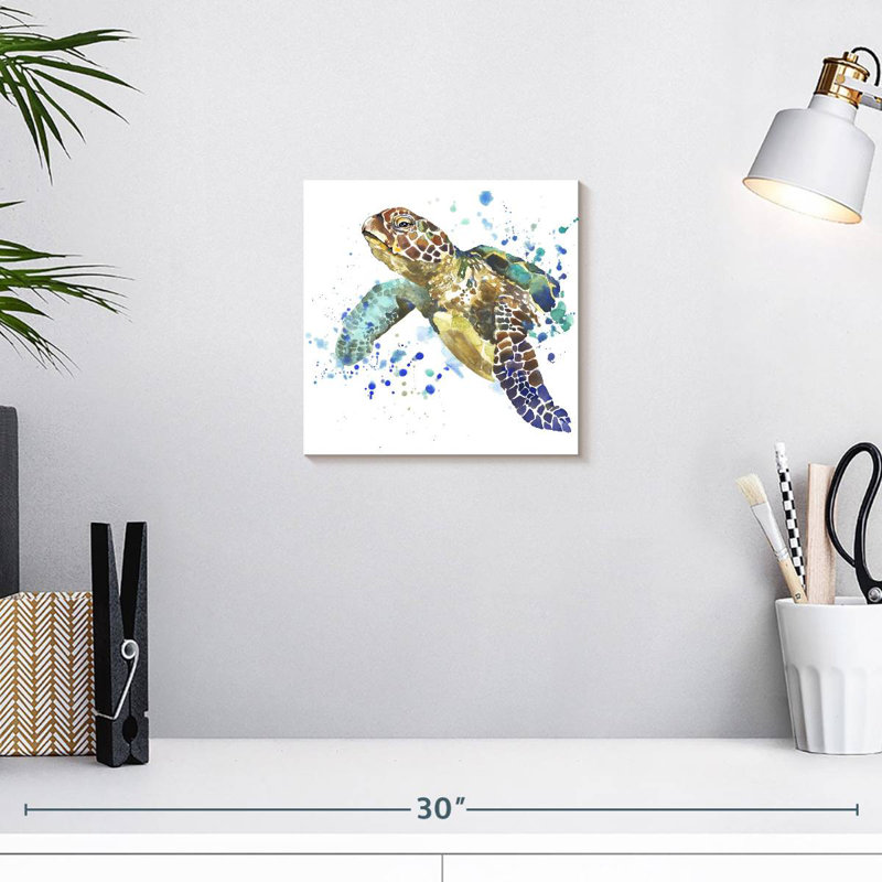 Tortue de mer Armine, H 10 po x l 10 po