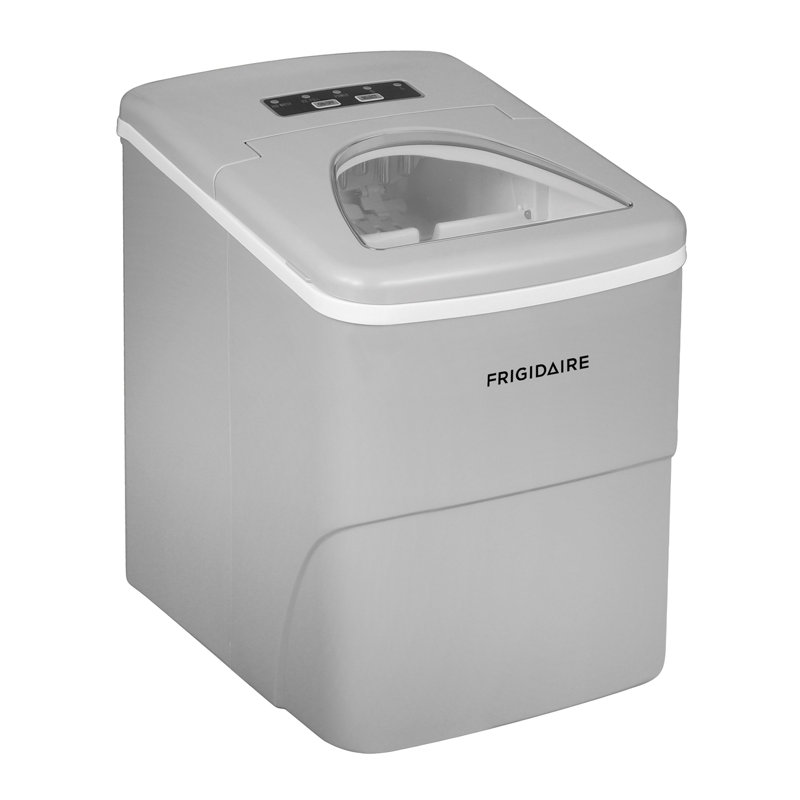 Frigidaire® 26 Lbs. Daily Compact Ice Maker, Silver, Silver
