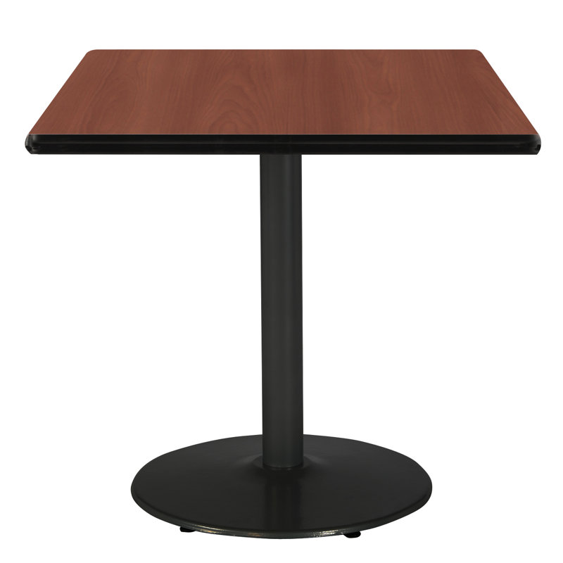 Dining room table Mode Breakroom, Noir, Acajou, H 29 po x L 42 po x l 42 po