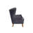 Calcott Velvet Wingback Chair-692444354