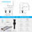 Bathroom Faucet 2 Handle 4 Inch Centerset Bathroom Sink Faucets 3 Hole With Pop Up Drain And Water Supply Lines, Matte Black-121292060