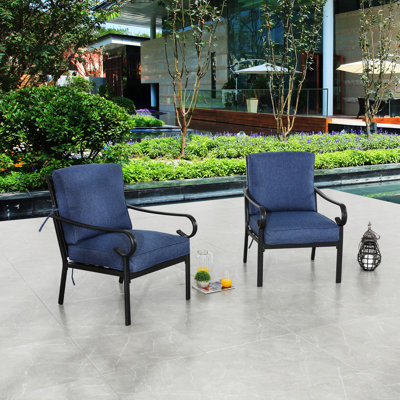 Chaise de patio avec coussins Grammer