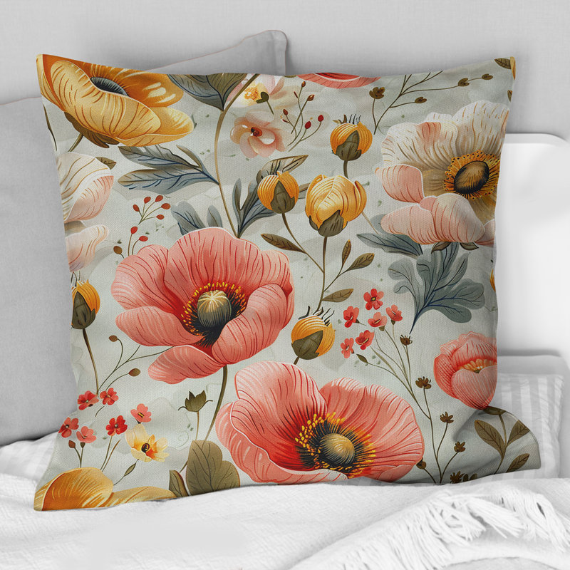 Coussin Pastel, H 16 po x l 16 po