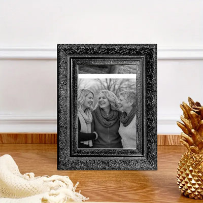 5" x 7" Black 3 PCS Clean Line Picture Frame for Bedroom Shelf Styling