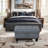 Faux Leather Ottoman-77621949