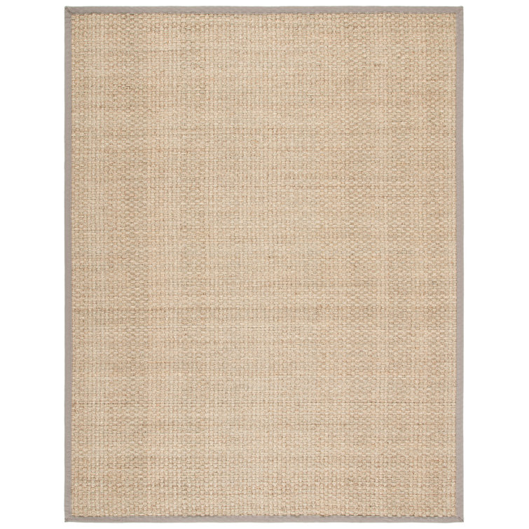 Auckland Bamboo Slat/Seagrass Natural/Gray Area Rug
