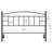 Black Metal Headboard Fits Full, Queen, King Size Bed Frames-282485770