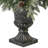 Entryway Pot Pine 5' Artificial Prelit Christmas Tree w/ Pinecones