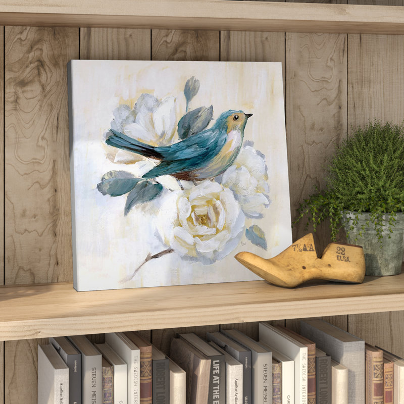 « matinée chanson i », reproduction d’art sur toile tendue, H 16 po x l 16 po x P 1,5 po