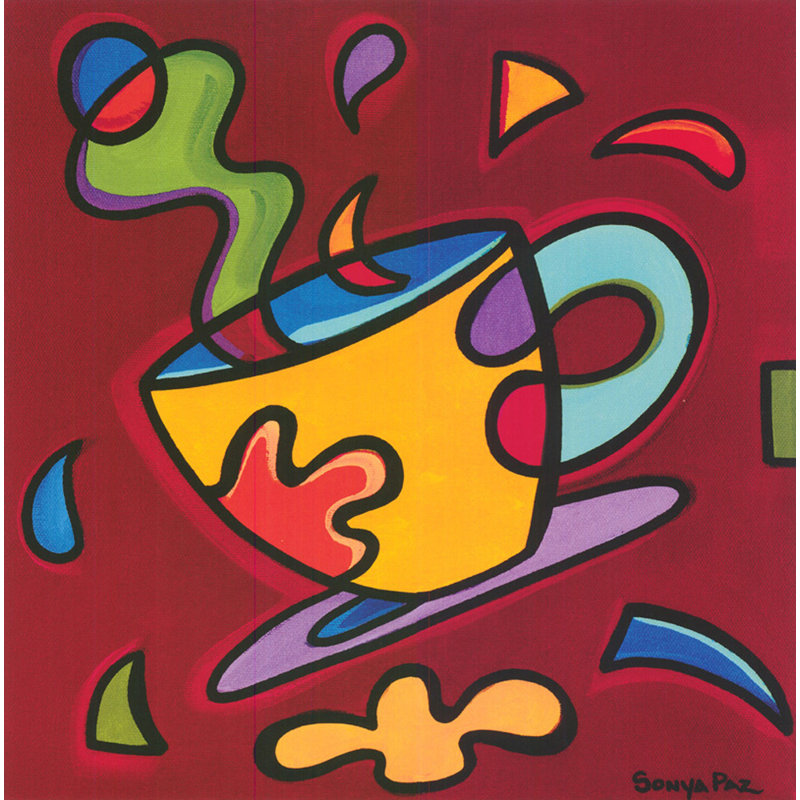 Tasse à café, H 28 po x l 28 po