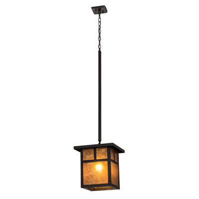 Luminaire suspendu rectangulaire 1 lumière