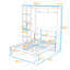 Lit escamotable en bois avec tablettes multifonctionnelles-987222056-987222059