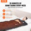 Couverture de sauna en bambou, tissu VEVOR