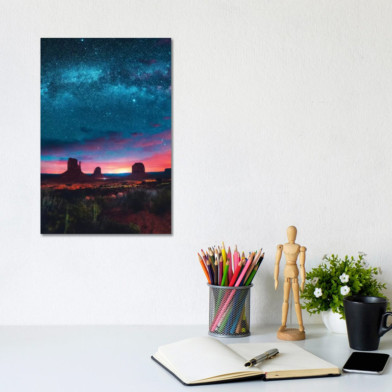 Galactic Canopy - Wrapped Canvas Print, 20.32 cm H x 30.48 cm W