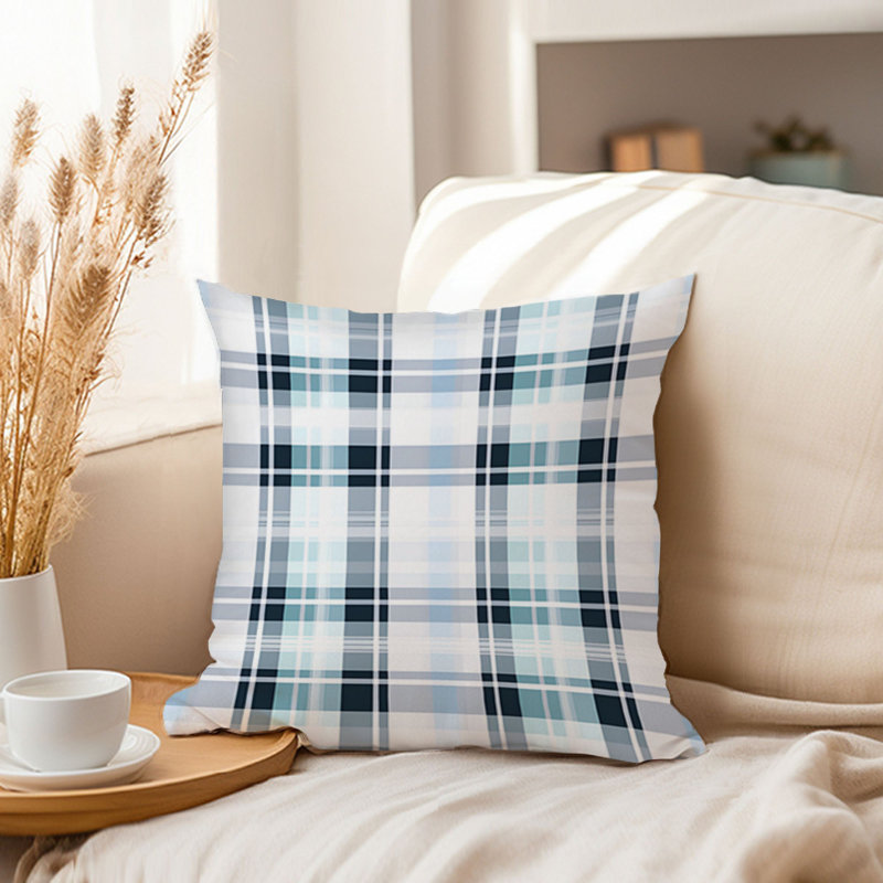 Blue Winter Plaid IV Modern