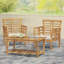 2 chaises club + table