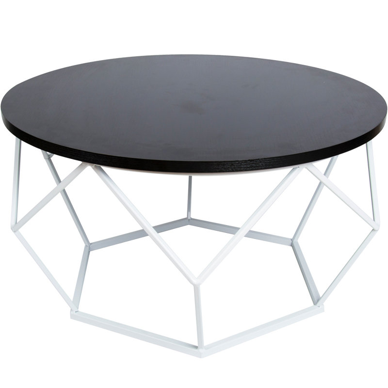 Ainsworth Frame Coffee Table, Black, White