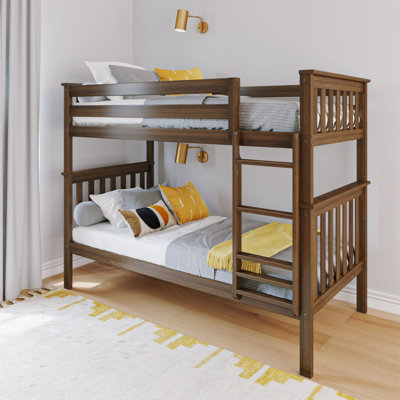 Lit superposé simple en bois massif Joleen par Harriet Bee