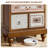 Vintage Solid Wood Hand-painted Accent Chest
