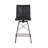 Swivel Upholstered Genuine Leather Counter Stool-2002691432-2002691431