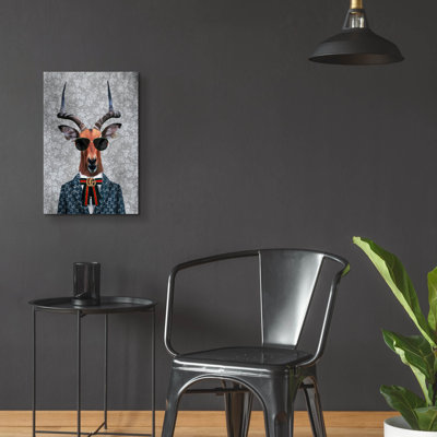  «Antelope» par Svetlana Aleynikova, art mural en verre acrylique, 16 po x 24 po