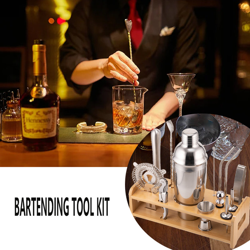 Ensemble d'outils de bar en acier inoxydable Detelin