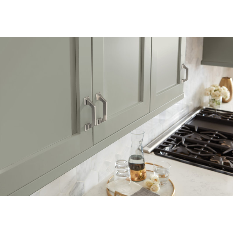 Exceed Arch Pull, Satin Nickel, 3 3/4"