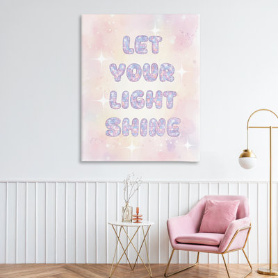Let Your Light Shine Pastels Canvas, design by Lil' Rue