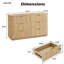 55'' W 6 - Drawer Dresser-1605510707