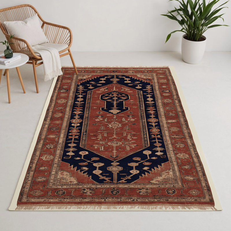 Tapis turc intérieur et extérieur brun, Rectangulaire 3 pi x 5 pi