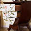 Creative painted engraved accent chest