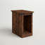 Table d'appoint en bois massif 14 po H assemblage sans assemblage-1053753855