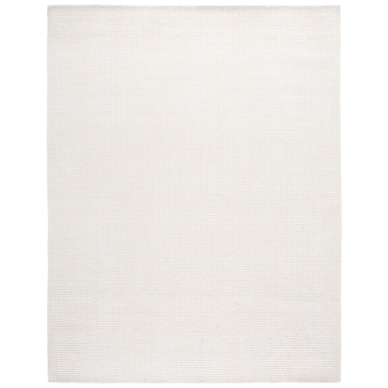 Abstract Hand Tufted Performance Solid Color Indoor Rug, Rectangle 8' x 10'