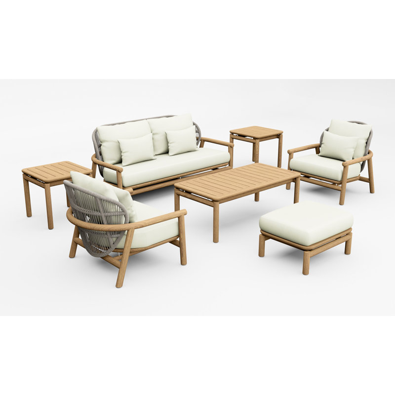 Fensee Outdoor - Piece Conversation Set