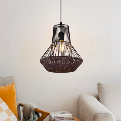 1 - Light Natural Chandelier Pendant