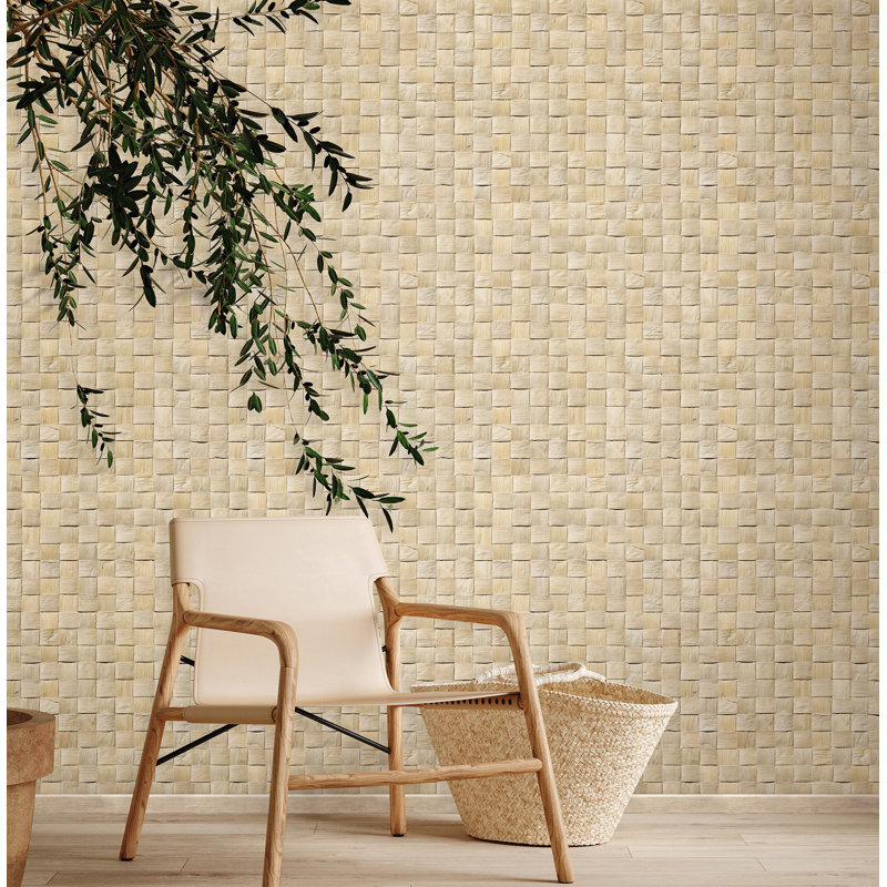 32.97Cm x 33Cm Matte Wallpaper Roll, Beige