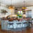 4-Light 24'' Oversized Metal Dome Pendant for Kitchen Island