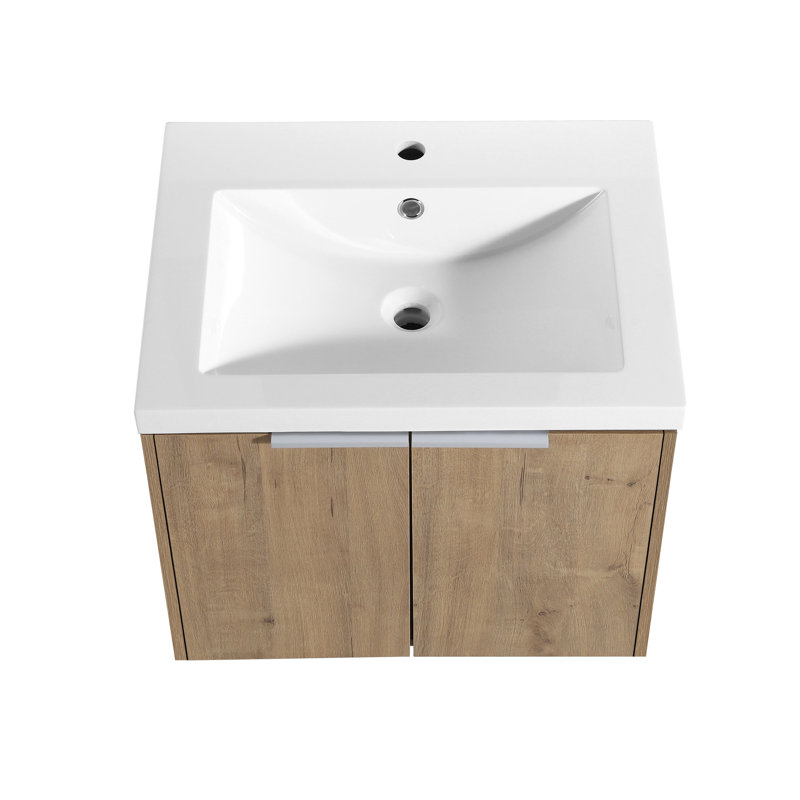 Meuble-lavabo de luxe avec armoire latérale et lavabo