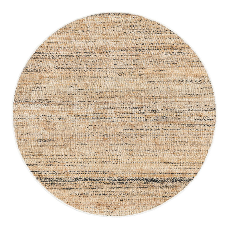 Tapis en jute / sisal Areyona, Rond 4 pi 1 po x 4 pi 1 po
