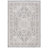 Brysin Oriental Machine Woven Power Loom Polypropylene Area Rug in Ivory/Gray-1814913769